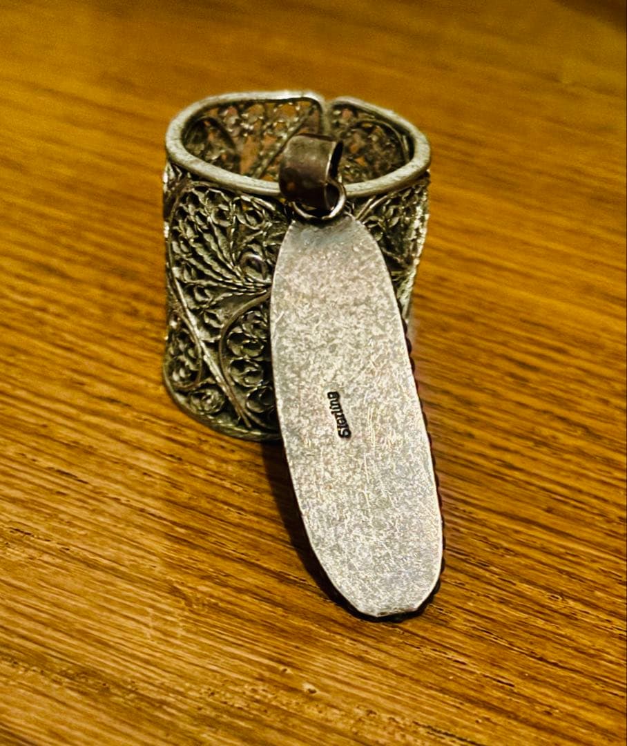 希少❤️インディアンジュエリーターコイズペンダント❤️STERLING SILVER