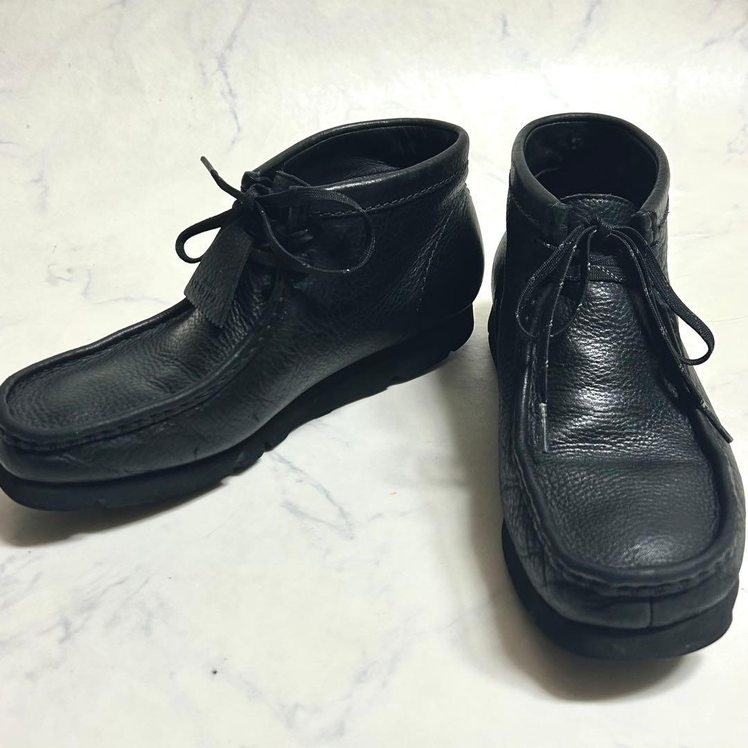 ꧁CLARKS꧂ワラビー GORE-TEX ビブラムソール 26.5 本革