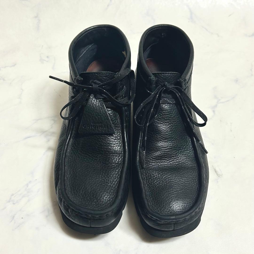 ꧁CLARKS꧂ワラビー GORE-TEX ビブラムソール 26.5 本革