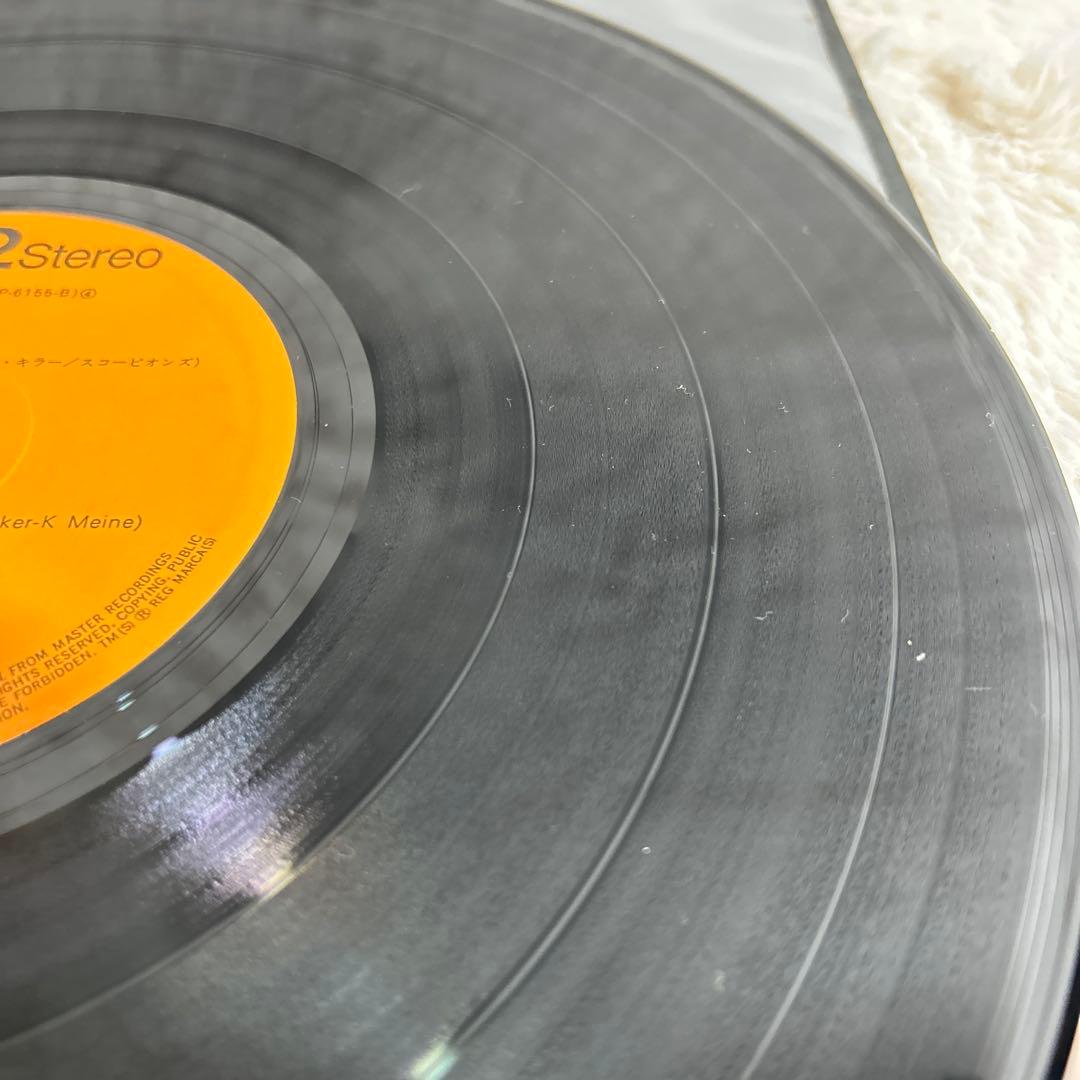 SCORPIONS VIRGIN KILLER LP レコード 帯付き