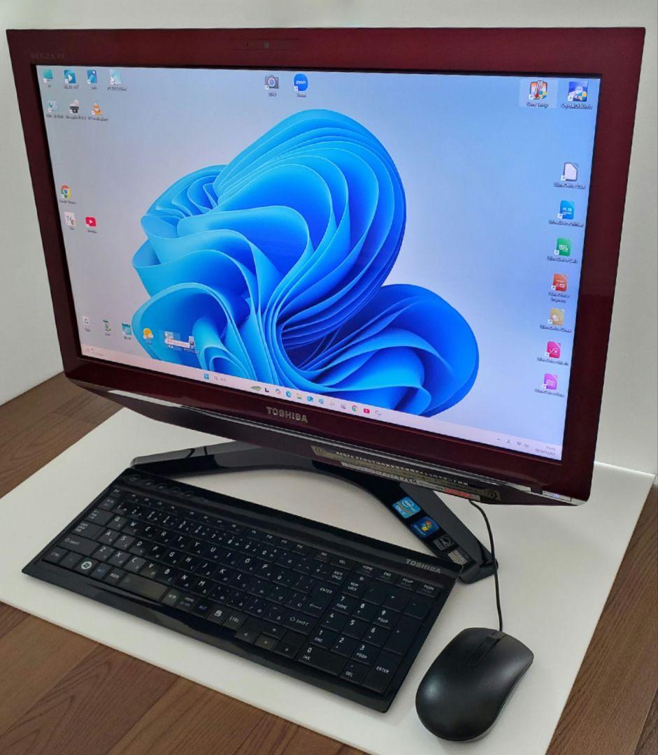 〈ジャンク品〉23型フルHD 東芝 REGZA PC