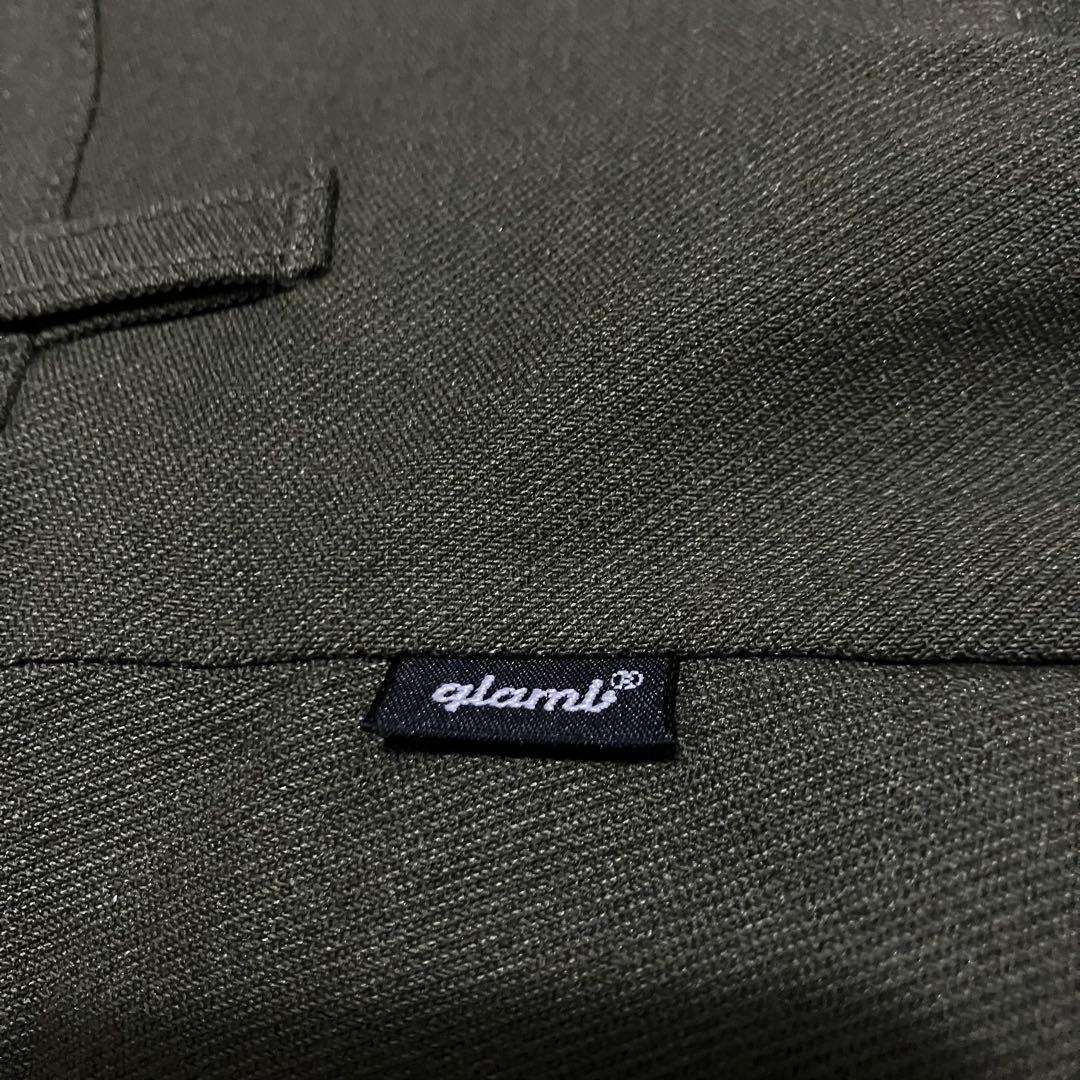 glamb グラム シモンクロップドジョッパーズパンツ カーキ サイズ2