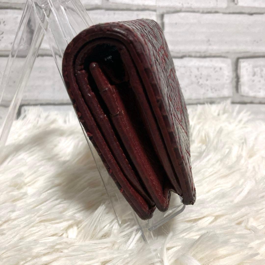 【極希少】 GUCCI 折り財布 コンパクト GGマーモント パイソン レッド