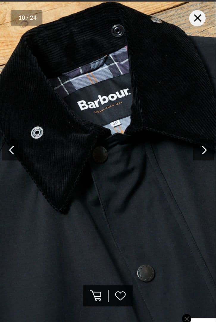 ※専用Barbour 別注 BORROWDALE　フリークスストア　ブラック40