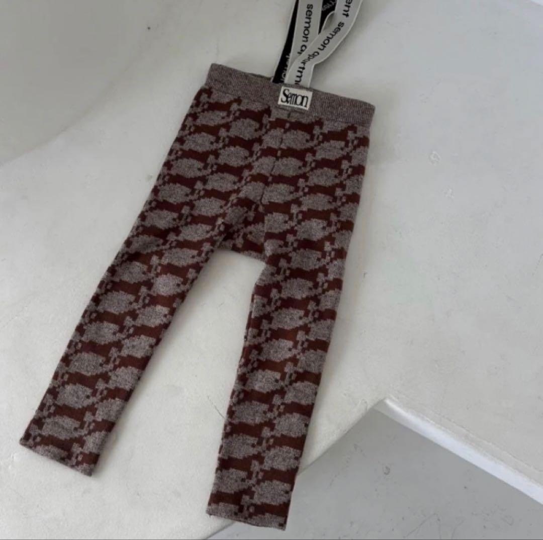【試着のみ】 semon horse leggings 2-3y