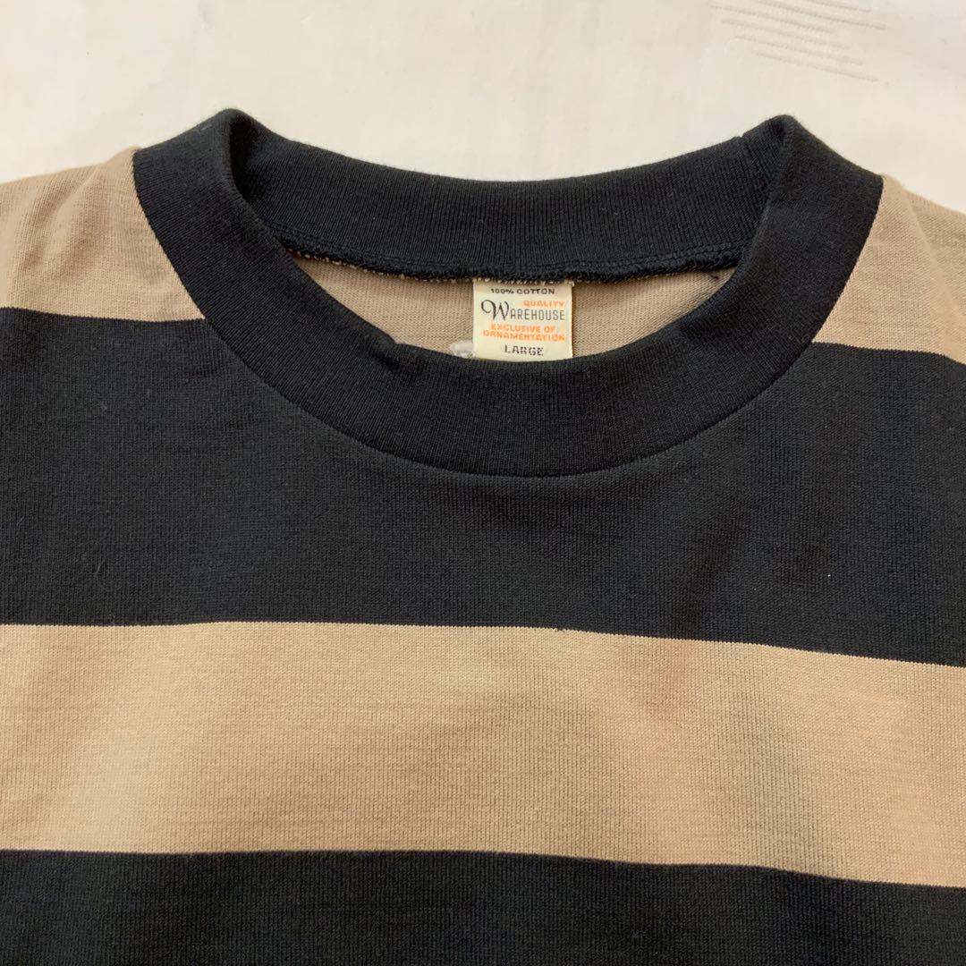 S/S ウエアハウス ボーダーTシャツ L