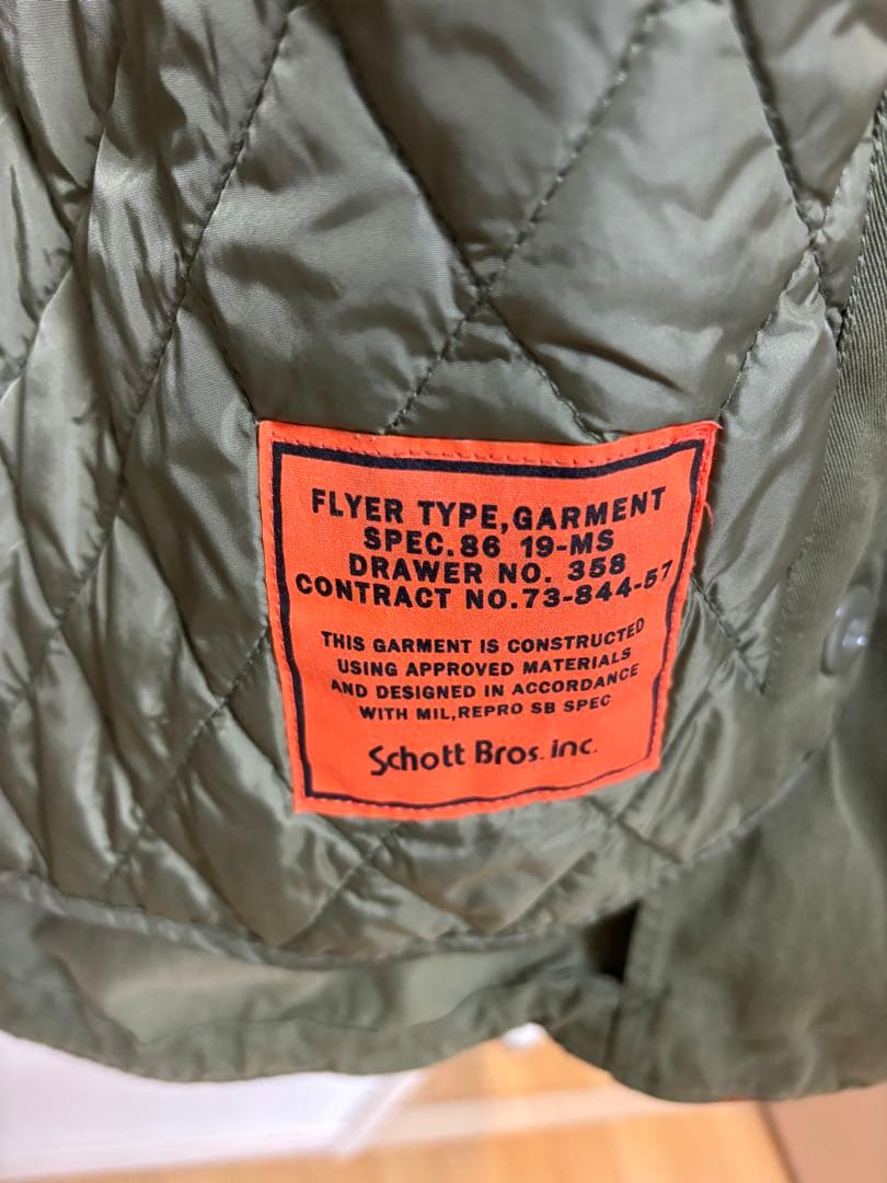 Schott M65 M-65モッズコート フィッシュテール Mサイズ 米軍