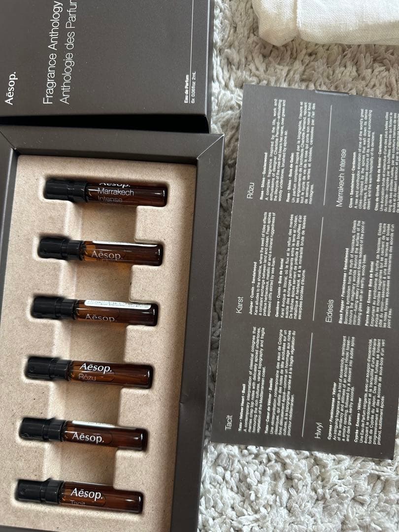 新品未使用　Aesop Fragrance Anthology 6本セット