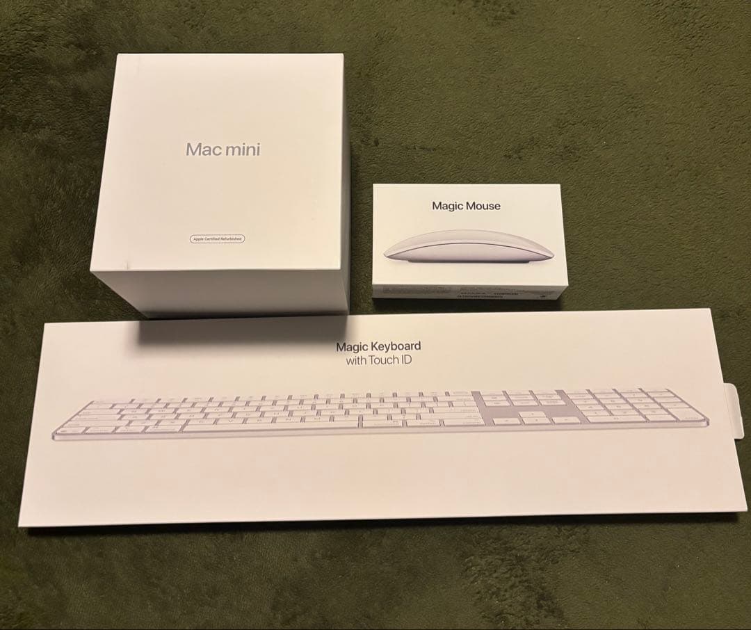 ミニPC Mac mini M4 Magic Mouse Magic Keyboard