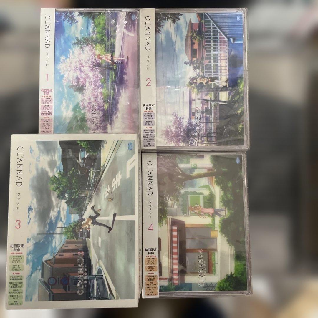 鈴*認様 CLANNAD DVD 1〜8巻全巻セット 初回限定版　5巻以外未開封
