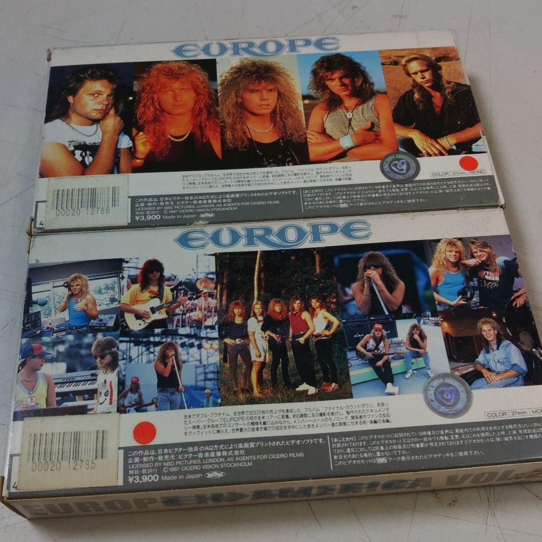 EUROPE ヨーロッパインアメリカ　２本　vhs ビデオテープ