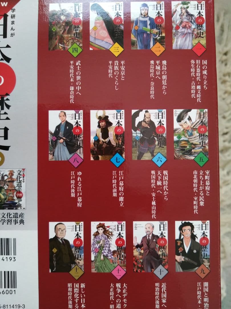 学研まんが　NEW　日本の歴史 成績アップ　4大特典付14巻セット