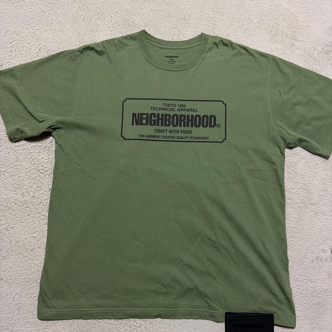 NEIGHBORHOOD ネイバーフッド　LOGO tシャツ XXL オリーブ