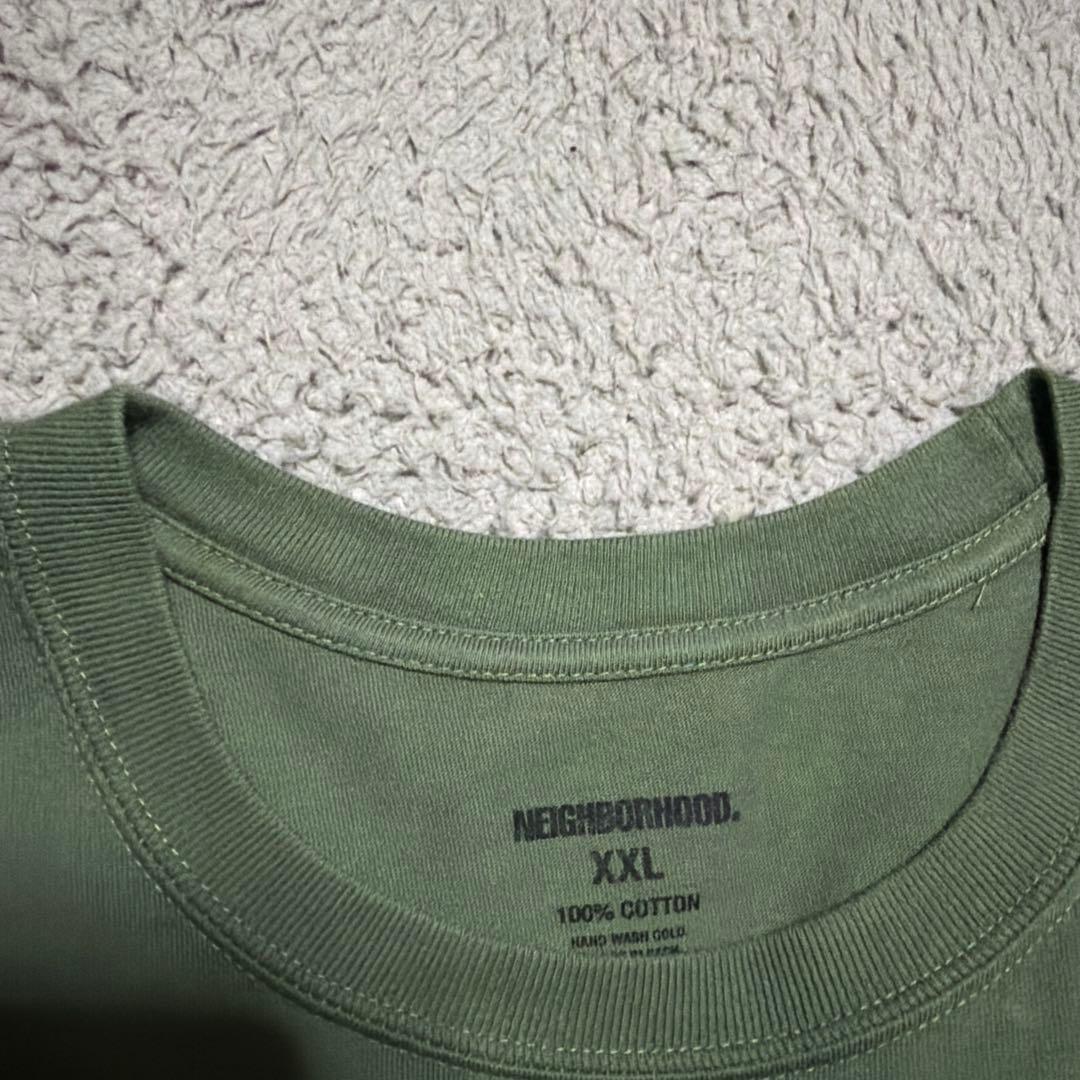 NEIGHBORHOOD ネイバーフッド　LOGO tシャツ XXL オリーブ