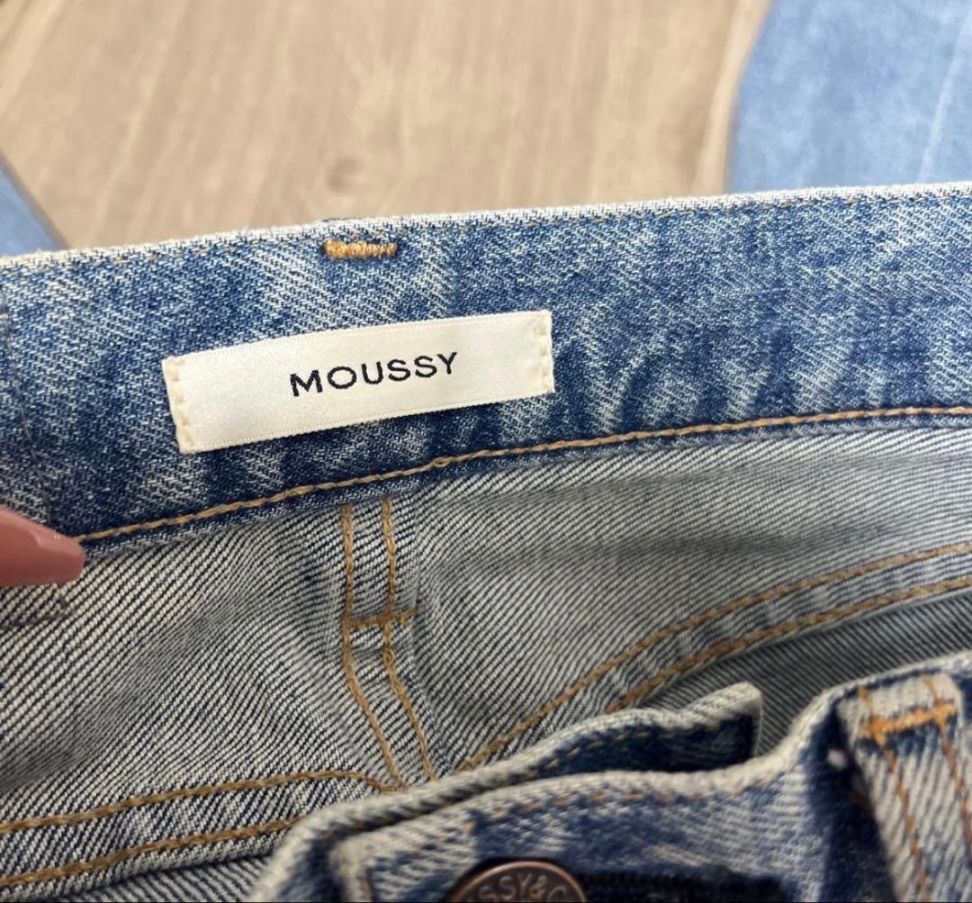 moussy MVS flare 24インチ ブルー　フレア　ブーツカットデニム