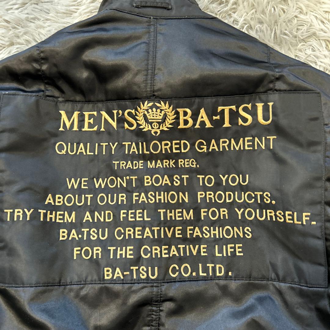 【美品】MEN'S BA-TSU リバーシブル MA-1 刺繍 Mサイズ