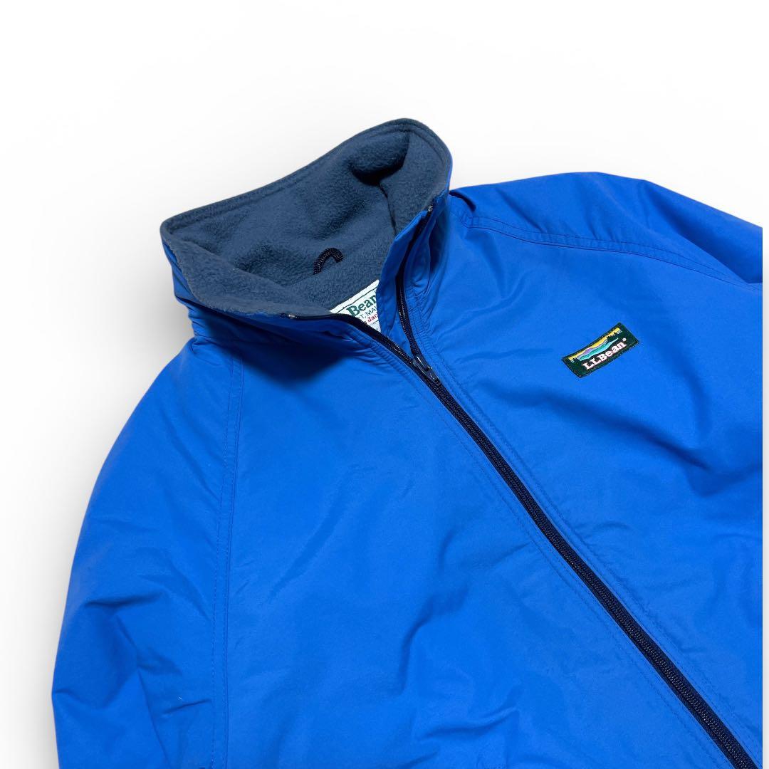 定番 80s USA製 L.L.Bean ウォームアップジャケット L 青
