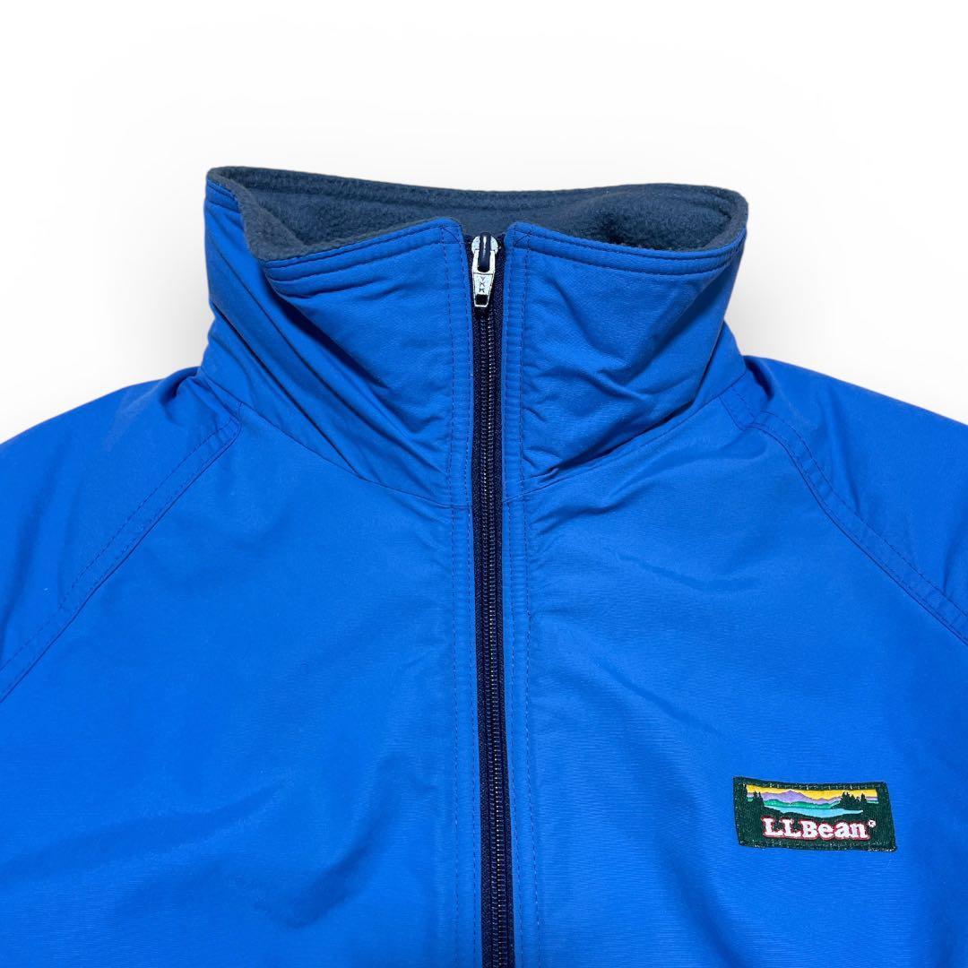定番 80s USA製 L.L.Bean ウォームアップジャケット L 青