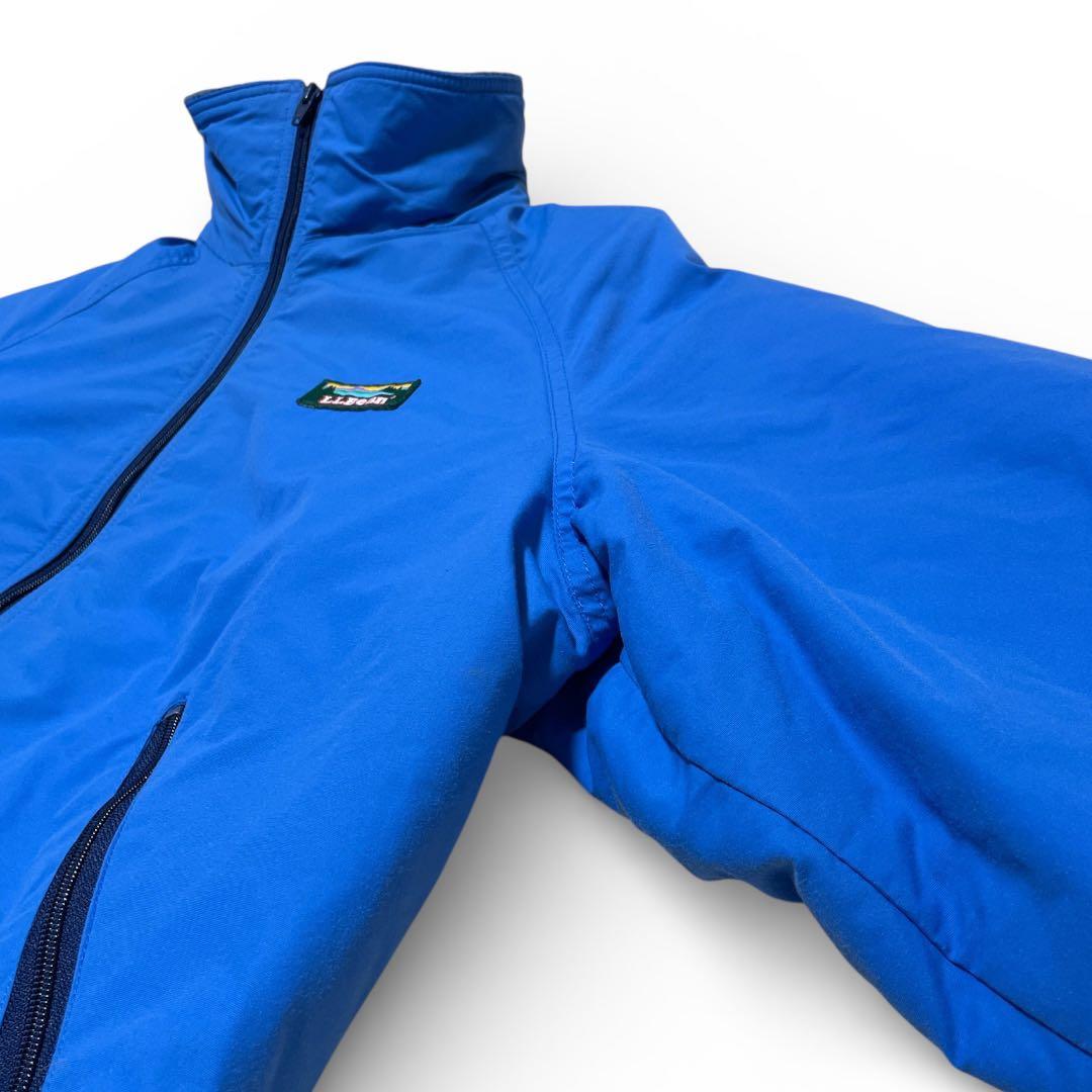 定番 80s USA製 L.L.Bean ウォームアップジャケット L 青