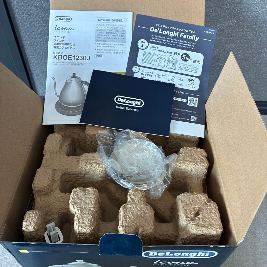 【新品・未使用】De'Longhi デロンギ アイコナ KBOE1230J-W