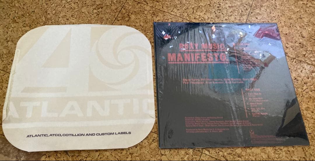 ロキシー・ミュージック/Manifesto LP Atlantic