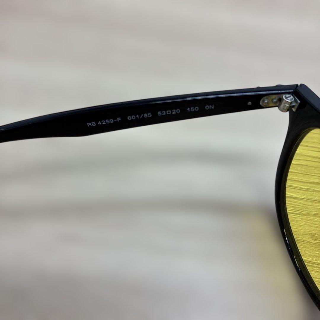 Ray-Ban ブラックフレーム イエローレンズ サングラス