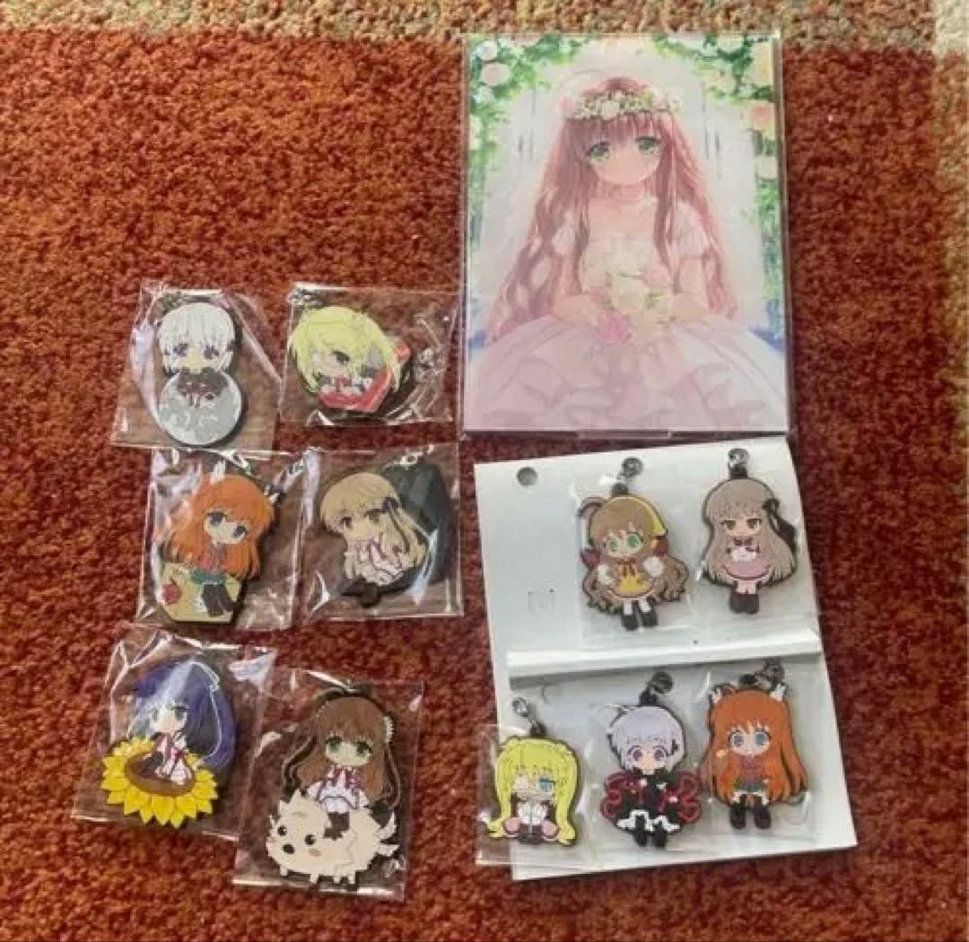 引退品 rewrite ラバーストラップ セット