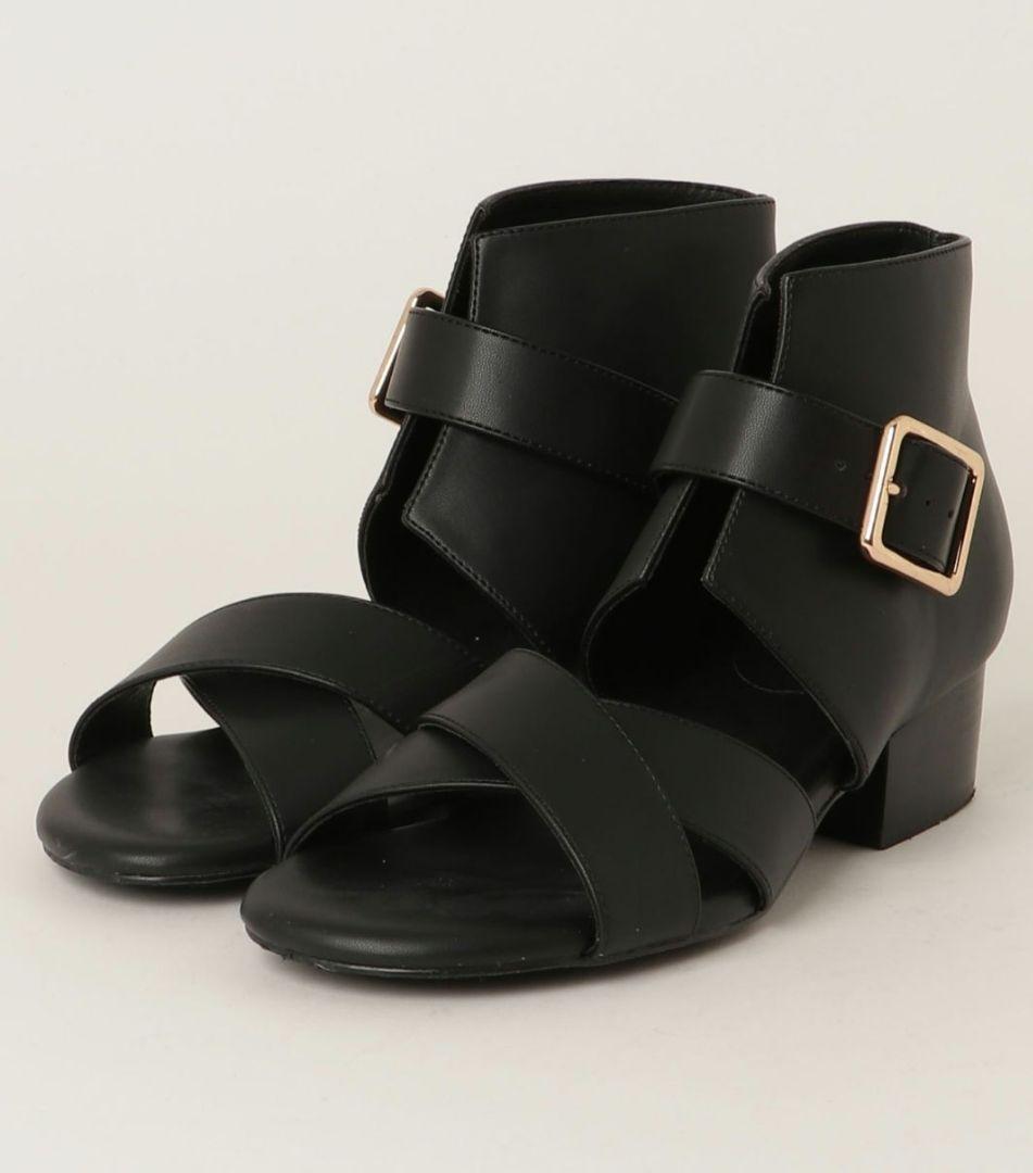ぴ*ん様 RIM.ARK　Cross faux leather shoes　23