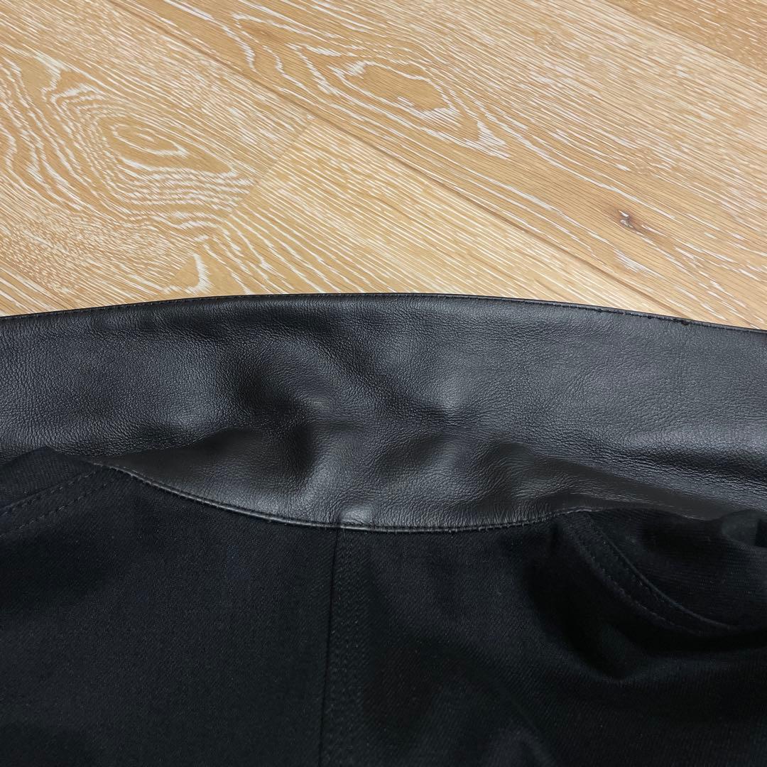 JIL SANDER 25SS 襟レザー カバーオール　チョアジャケット　44
