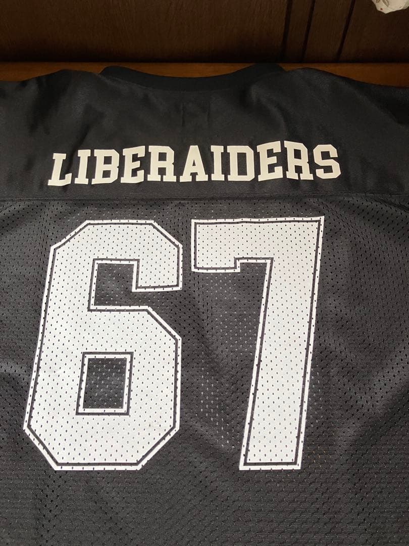 Liberaiders フットボールTシャツ BK メッシュ L 未使用