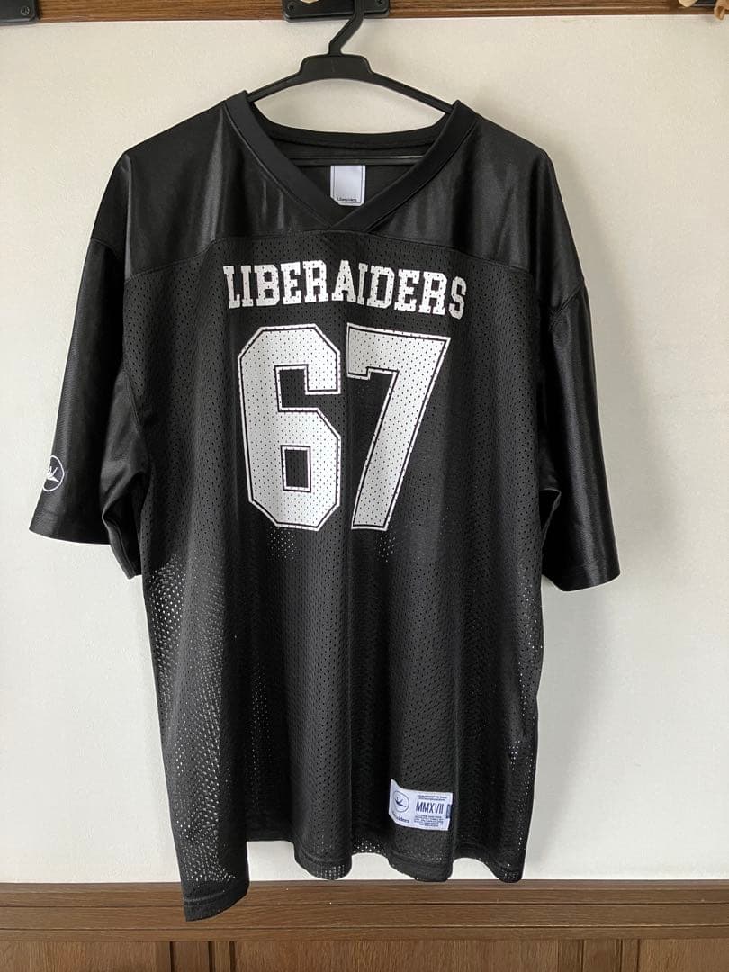 Liberaiders フットボールTシャツ BK メッシュ L 未使用