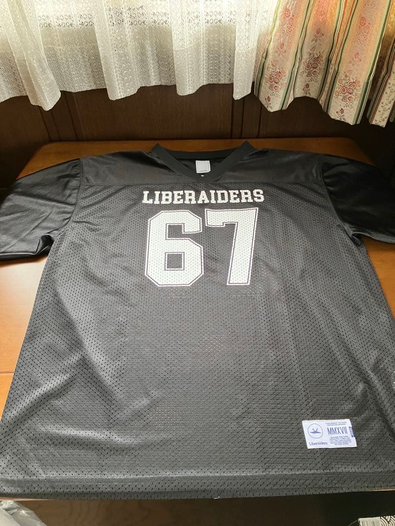 Liberaiders フットボールTシャツ BK メッシュ L 未使用