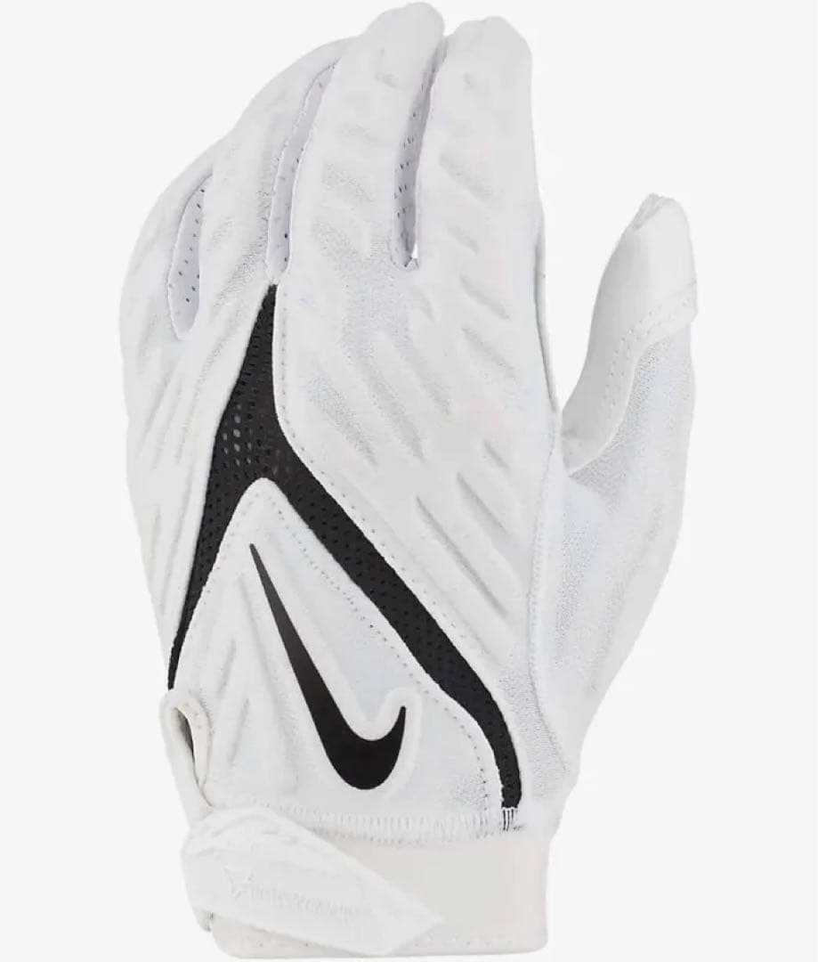 アメリカンフットボール　グローブ　ホワイト NIKE XL