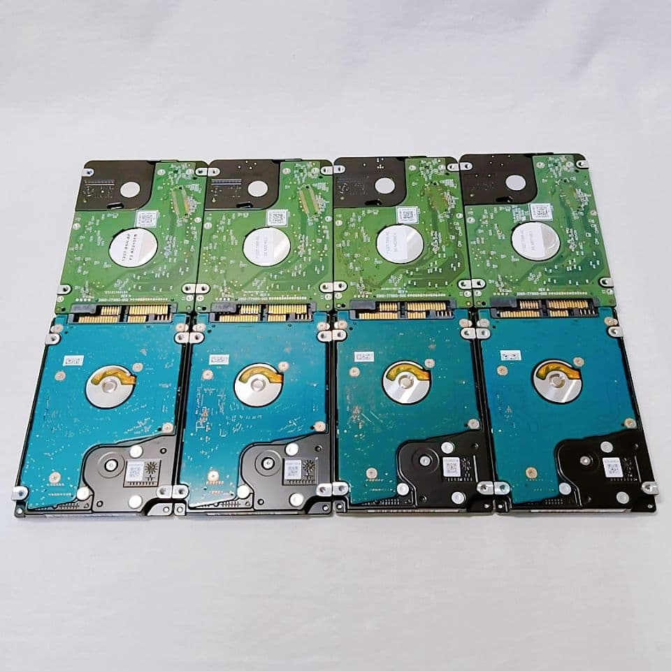 2.5インチ内蔵型HDD 1TB(1000GB)×8個　正常動作品