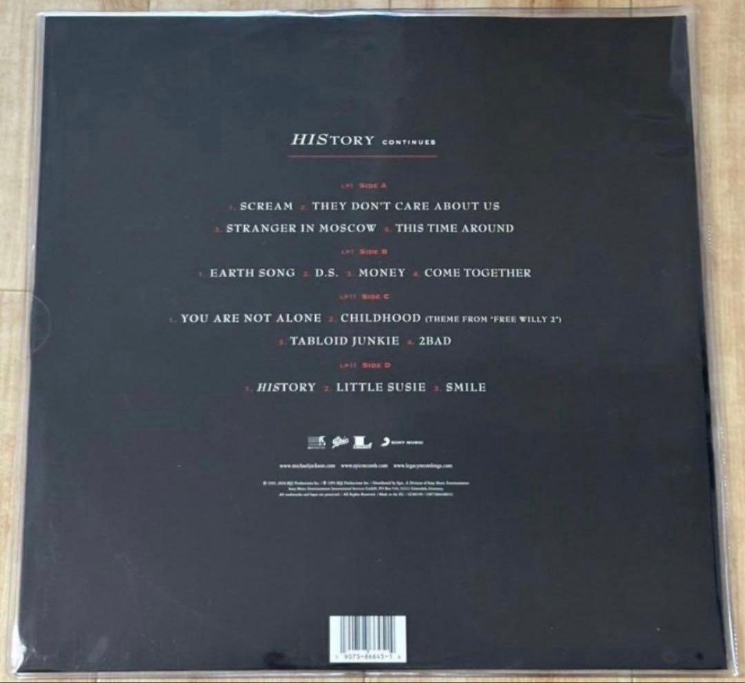 Michael Jackson HIStory Continues新品未使用