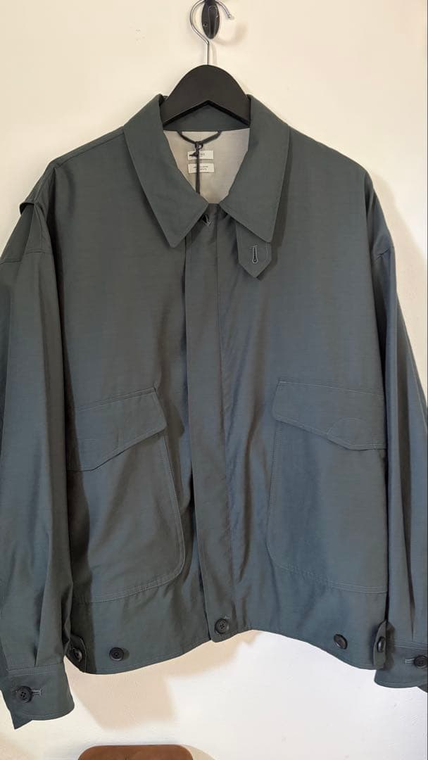 YOKE 26ss Wool Nylon Flight Jacket 3 深緑