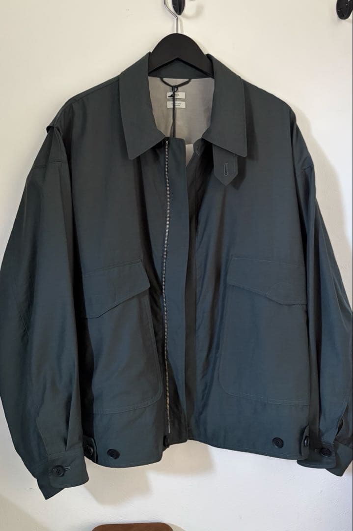 YOKE 26ss Wool Nylon Flight Jacket 3 深緑