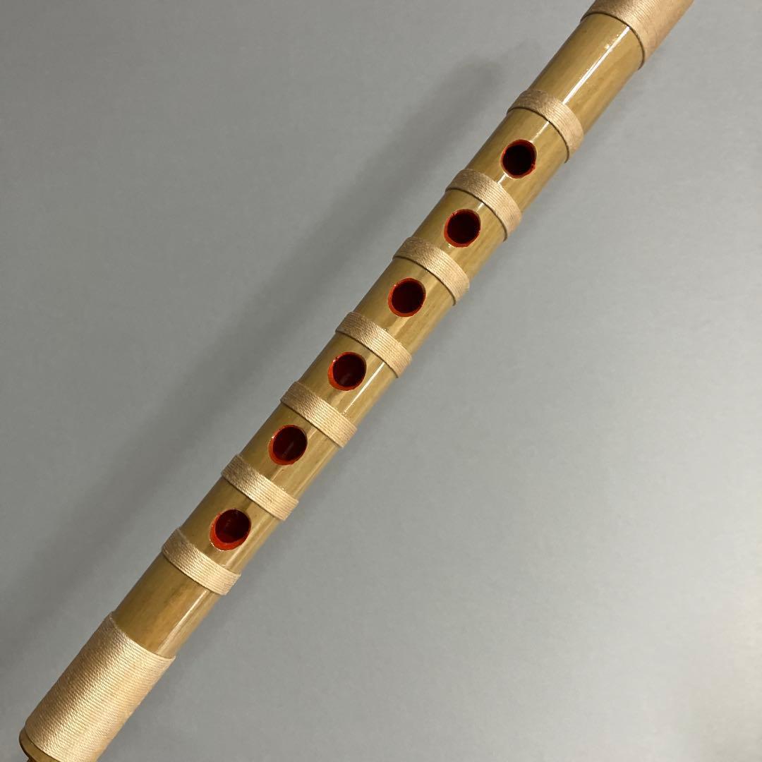【神楽笛（古典調篠笛、囃子笛）】総巻　MRK-91 和楽器　竹笛