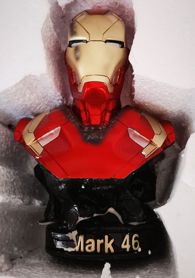 ✭激レア IRONMAN Mk47 バスト フィギュア アイアンマン 破損品