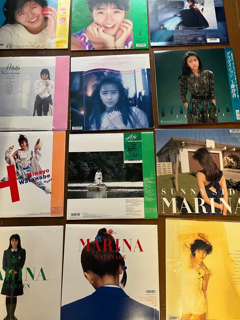 工藤静香、渡辺満里奈、浅香唯、南野陽子、北岡夢子ほかアナログ末期LP12枚セット