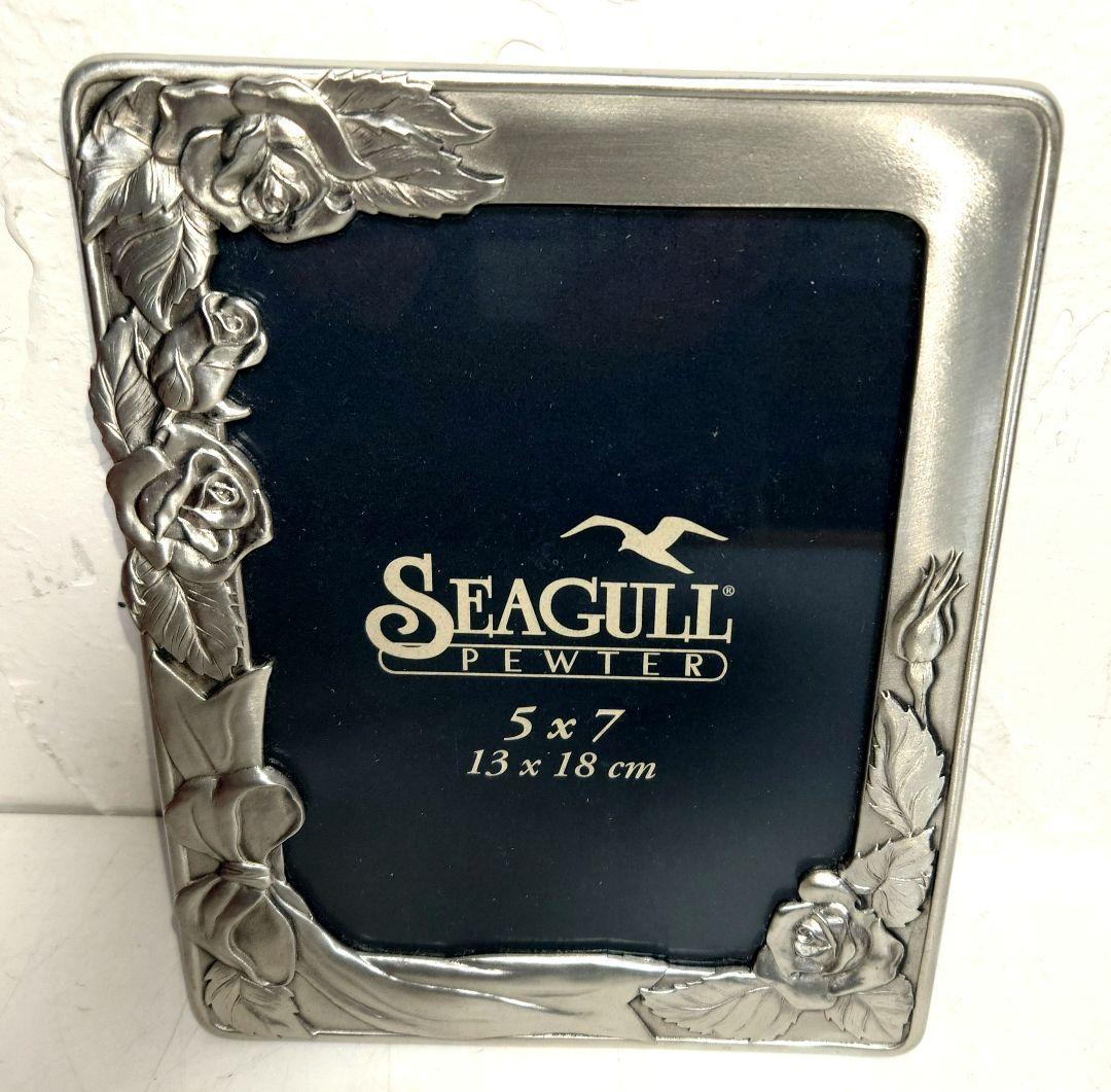 SEAGULL PEWTER シーガルピューター 錫製 フォトフレーム 写真立て