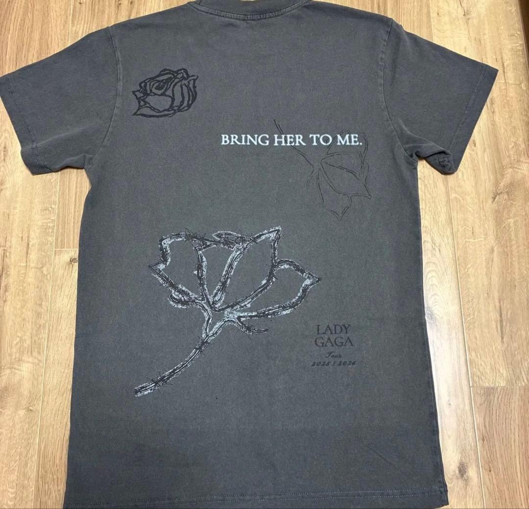 レディガガ LADY GAGA MAYHEM ツアーTシャツグレー S