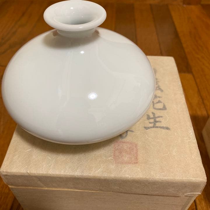 静風舍 副島微美子　白い花器