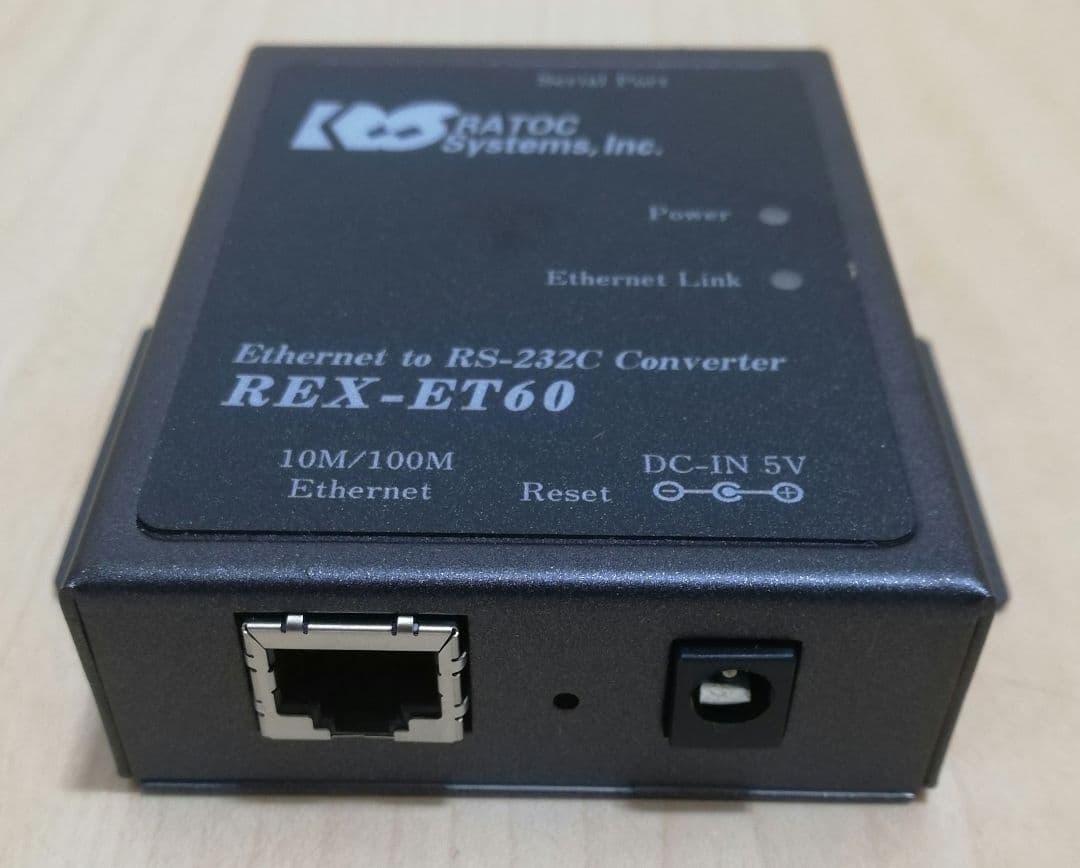 その他 RATOC Systems LAN to RS-232C REX-ET60