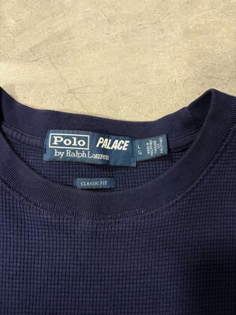 PALACE Polo by Ralph Lauren Tシャツ ネイビー M