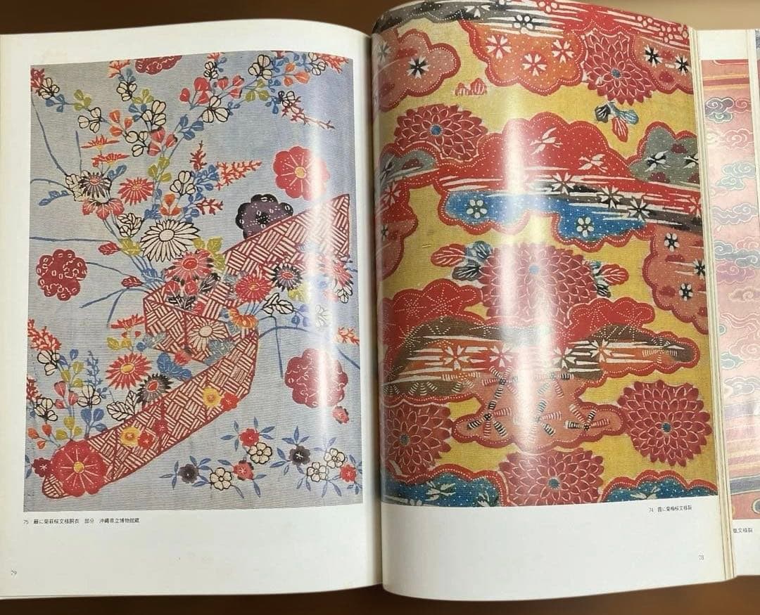 琉球紅型　ワイド版染織の美　京都書院　昭和55年