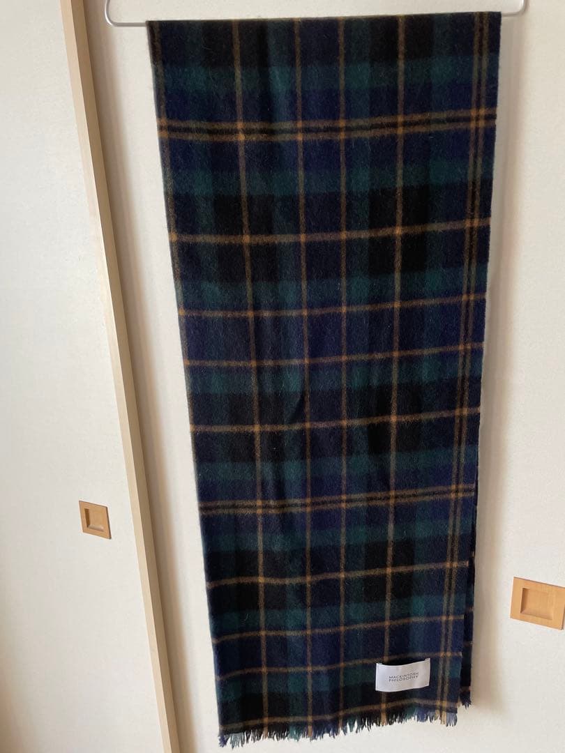 MACKINTOSH PHILOSOPHY カシミアチェック柄ストール