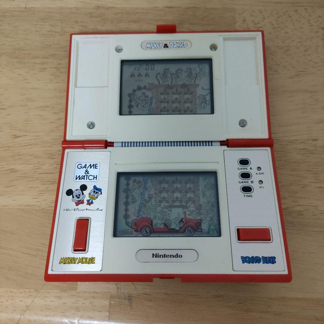 ゲームアンドウォッチミッキーアンドドナルド　ニンテンドー任天堂　メンテナンス済み
