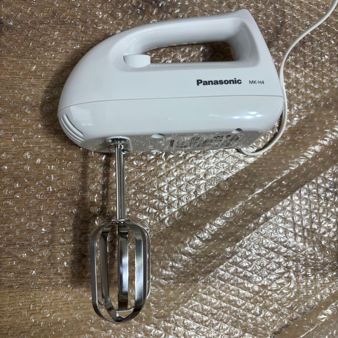 Panasonic ハンドミキサーMK-H4ホワイト泡立て器