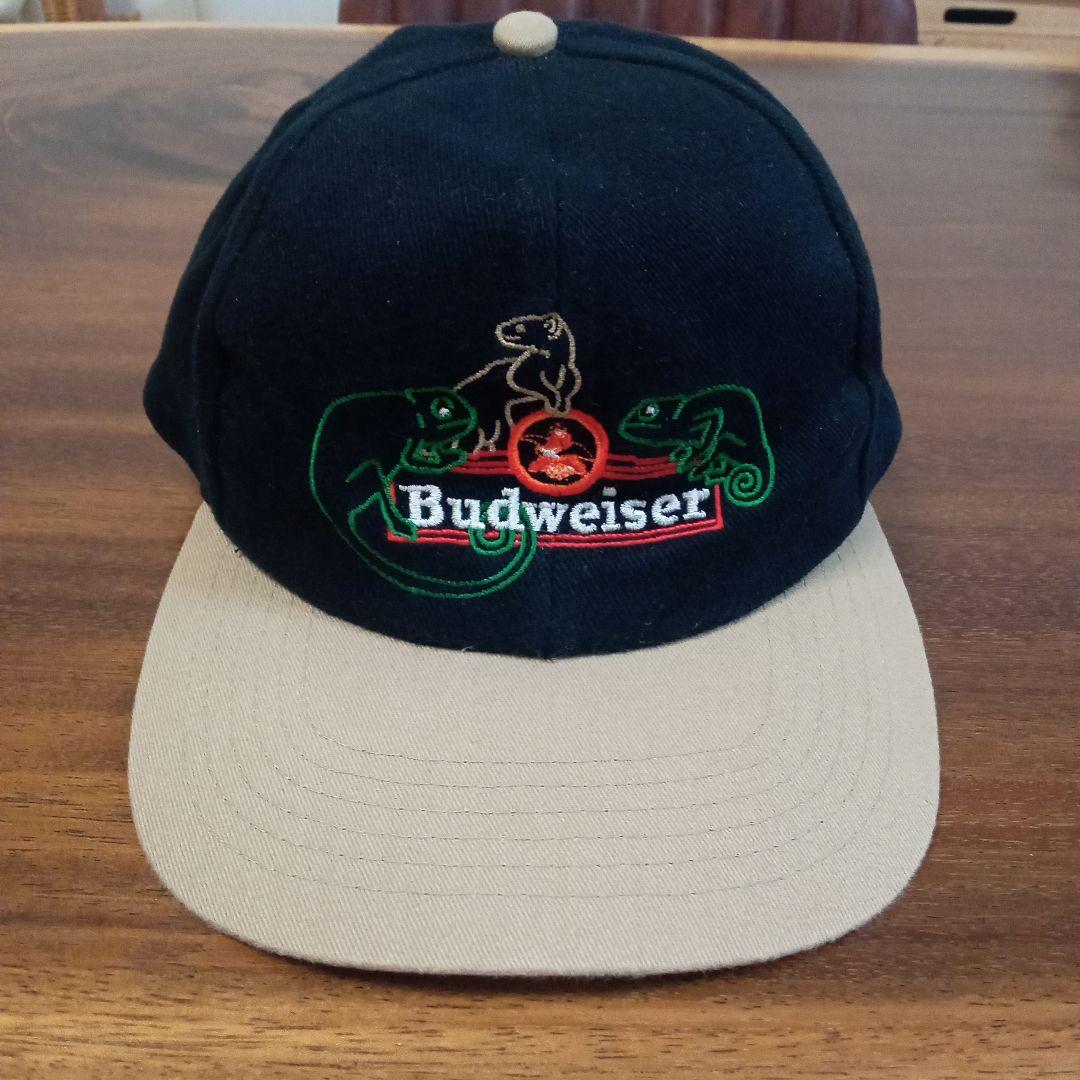 Budweiser　バドワイザー　90s黒キャップ　カメレオン